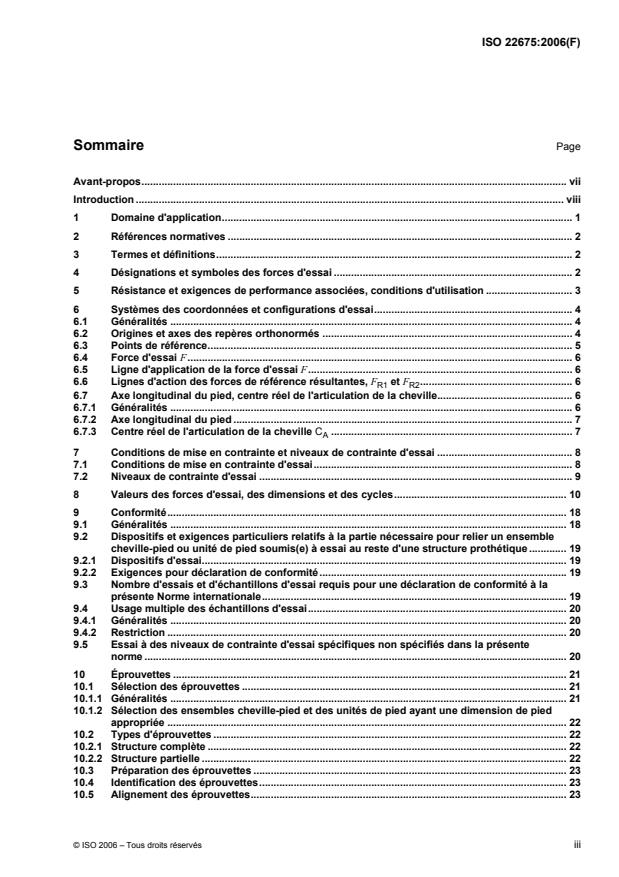 ISO 22675:2006 - Protheses -- Essais d'articulations cheville-pied et unités de pied -- Exigences et méthodes d'essai