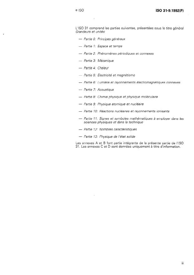 ISO 31-9:1992 - Grandeurs et unités