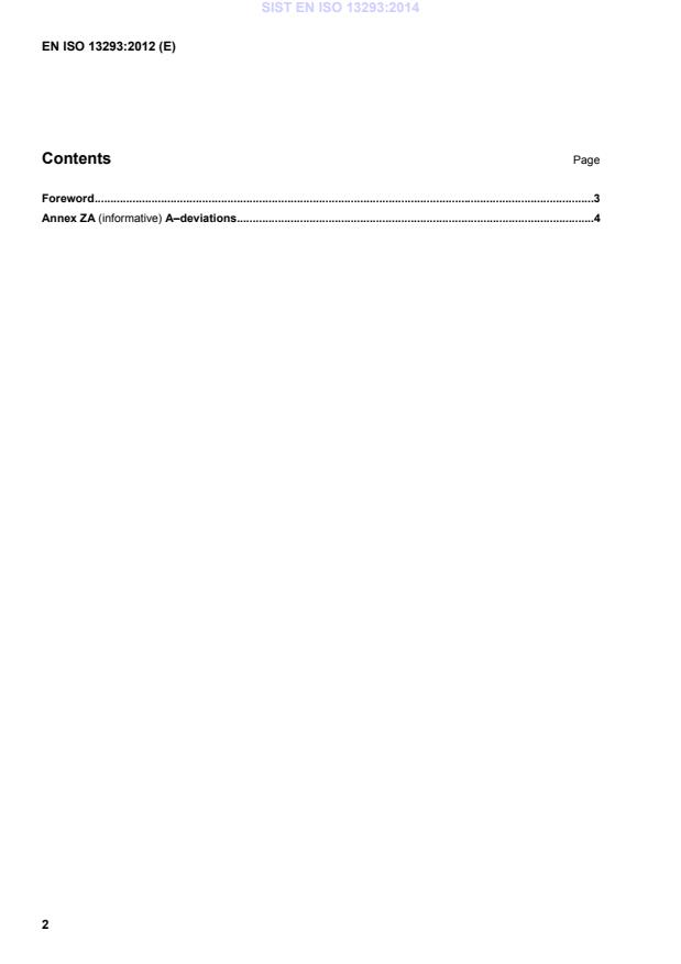 EN ISO 13293:2012 EN ISO 13293:2014 - Page 4 preview