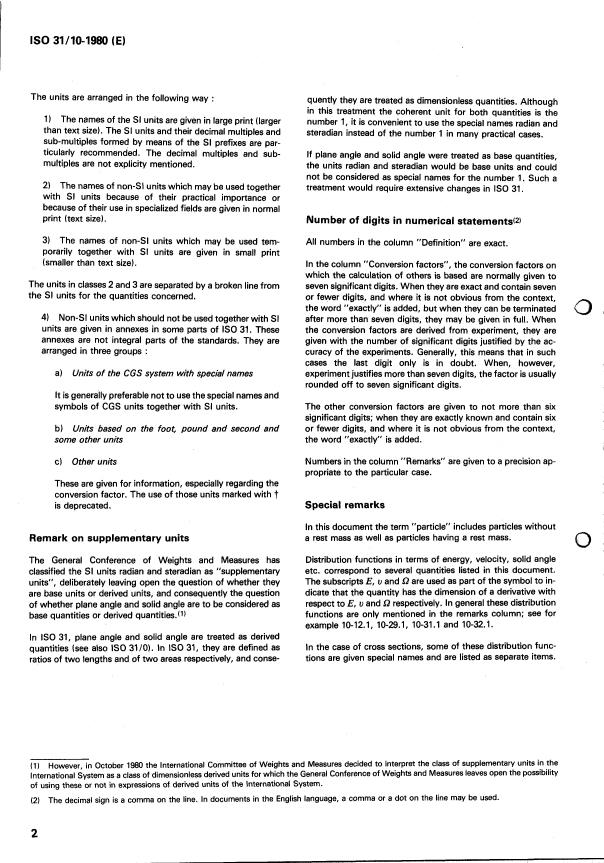 ISO 31-10:1980 ISO 31-10:1980 - Quantities and units of nuclear reactions and ionizing radiations - Page 4 preview