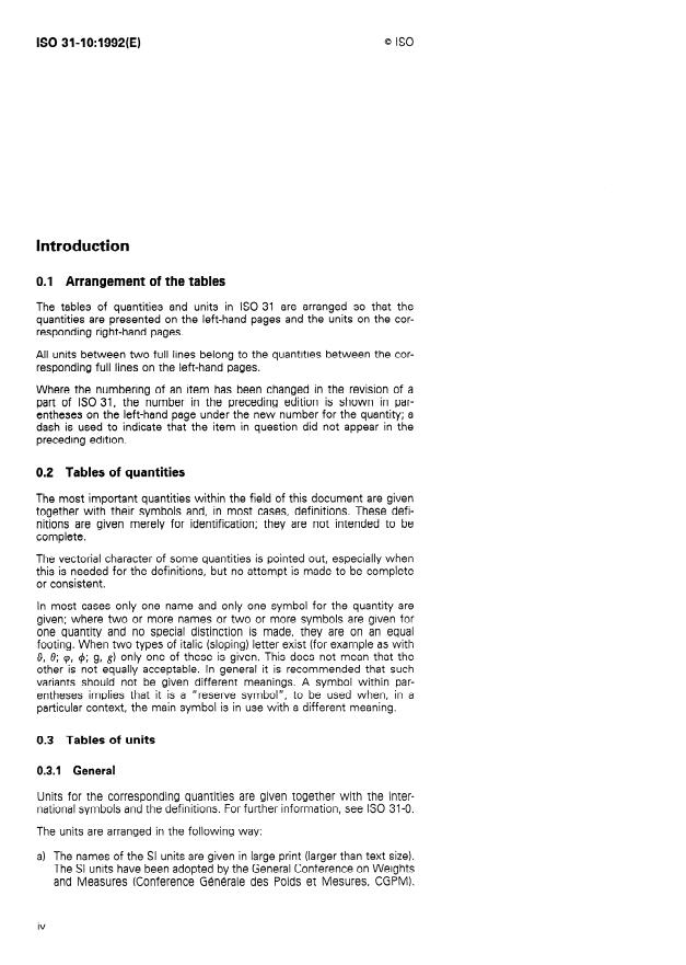 ISO 31-10:1992 ISO 31-10:1992 - Quantities and units - Page 4 preview