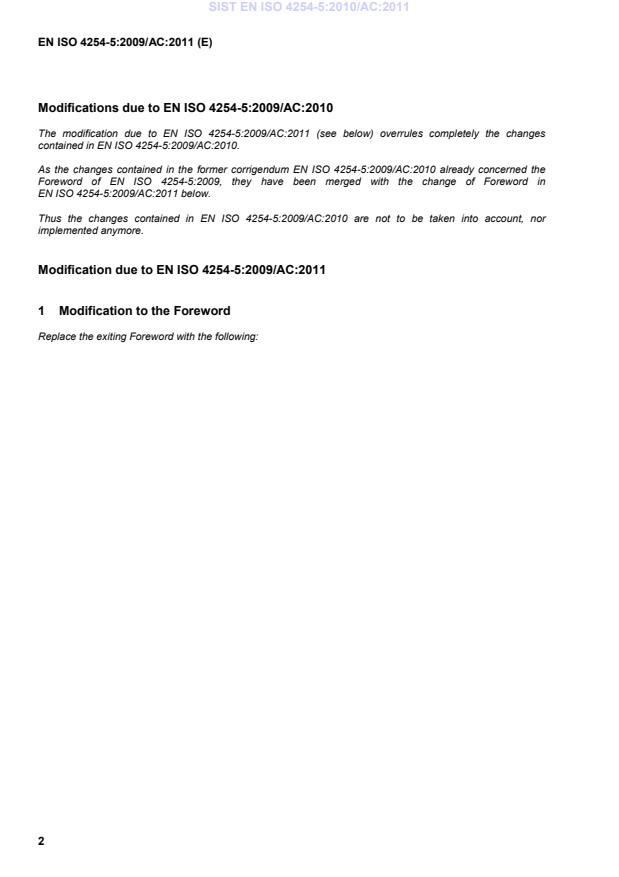 EN ISO 4254-5:2009/AC:2011 EN ISO 4254-5:2010/AC:2011 - Page 4 preview
