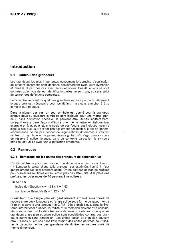 ISO 31-12:1992 ISO 31-12:1992 - Grandeurs et unités - Page 4 preview