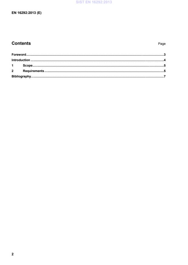 SIST EN 16292:2013 SIST EN 16292:2013 - Page 4 preview