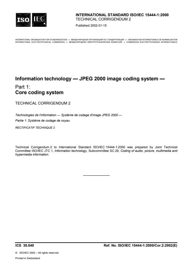 ISO/IEC 15444-1:2000/Cor 2:2002
