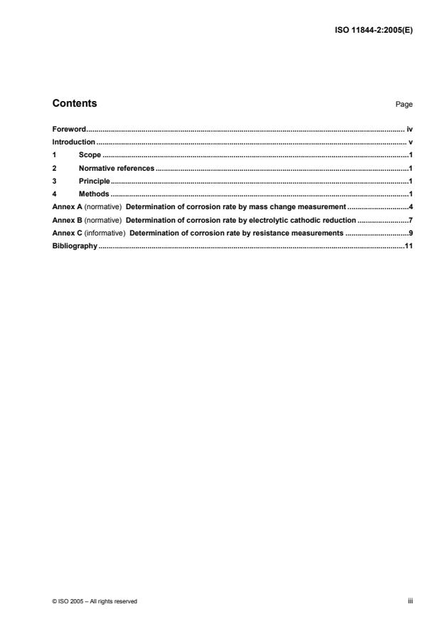 ISO 11844-2:2005 - Corrosion of metals and alloys -- Classification of low corrosivity of indoor atmospheres