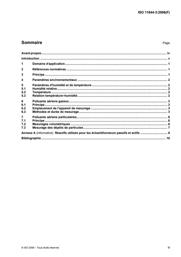 ISO 11844-3:2006 - Corrosion des métaux et alliages -- Classification de la corrosivité faible des atmospheres d'intérieur