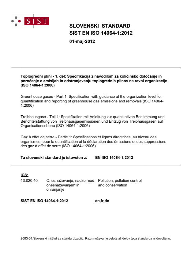EN ISO 14064-1:2012