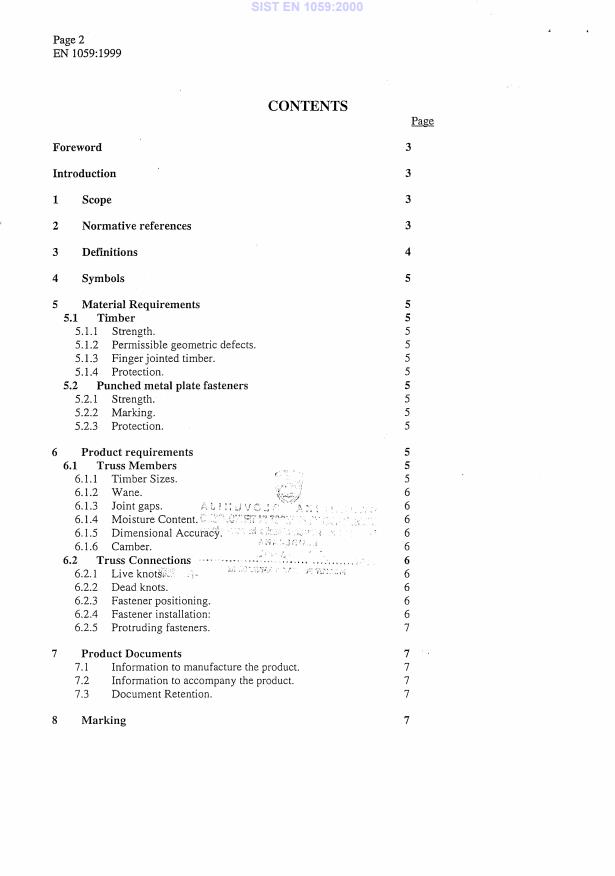 EN 1059:1999 EN 1059:2000 - Page 4 preview