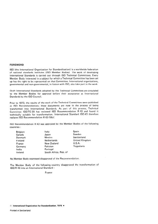 ISO 43:1976 ISO 43:1976 - Aircraft -- Jacking pads - Page 2 preview