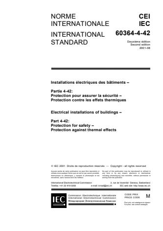 IEC 60364-4-42:2006