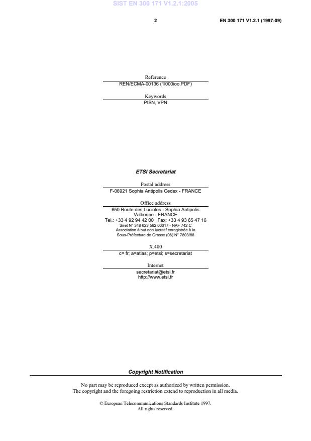 SIST EN 300 171 V1.2.1:2005 SIST EN 300 171 V1.2.1:2005 - Page 4 preview