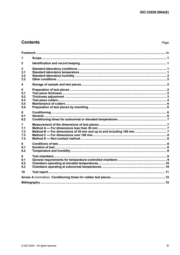 ISO 23529:2004 - Rubber -- General procedures for preparing and conditioning test pieces for physical test methods