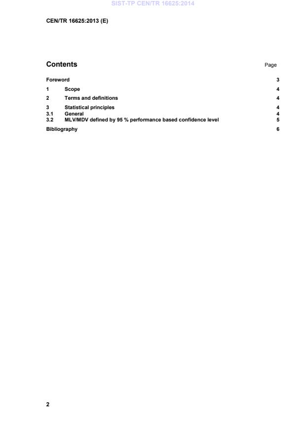 CEN/TR 16625:2013 TP CEN/TR 16625:2014 - Page 4 preview