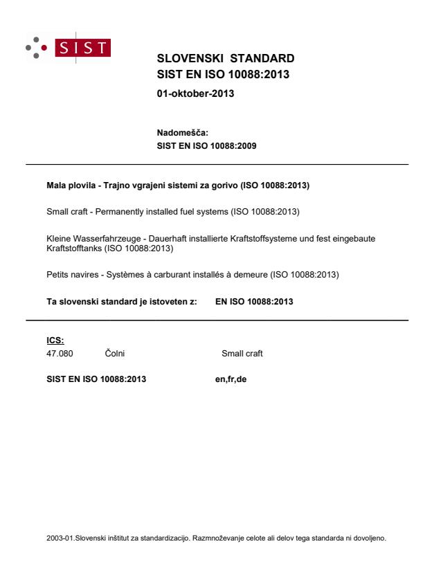 EN ISO 10088:2013