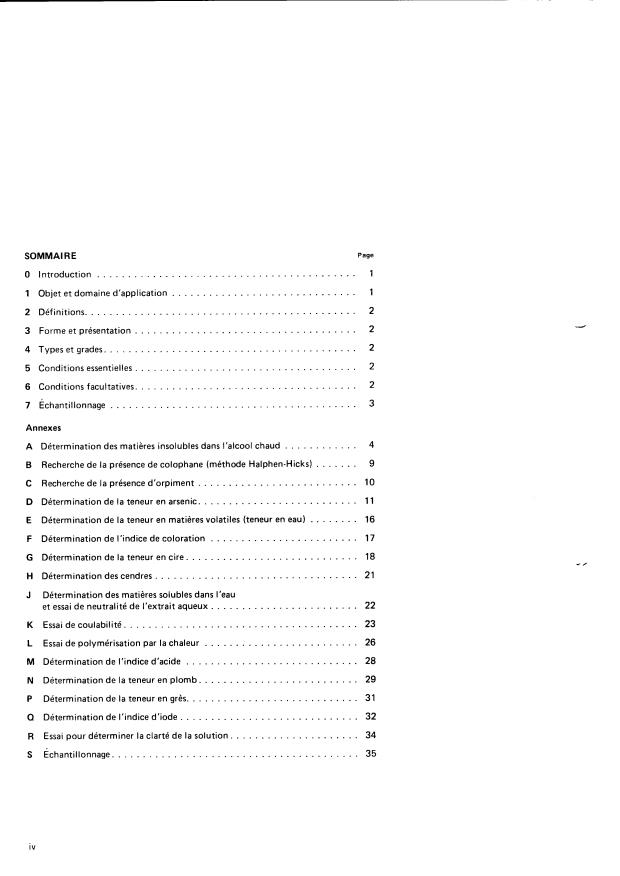 ISO 56-2:1979 ISO 56-2:1979 - Gomme laque en feuilles -- Spécification - Page 4 preview