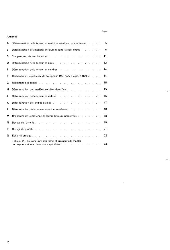 ISO 57:1975 ISO 57:1975 - Gomme laque blanche -- Spécifications - Page 4 preview