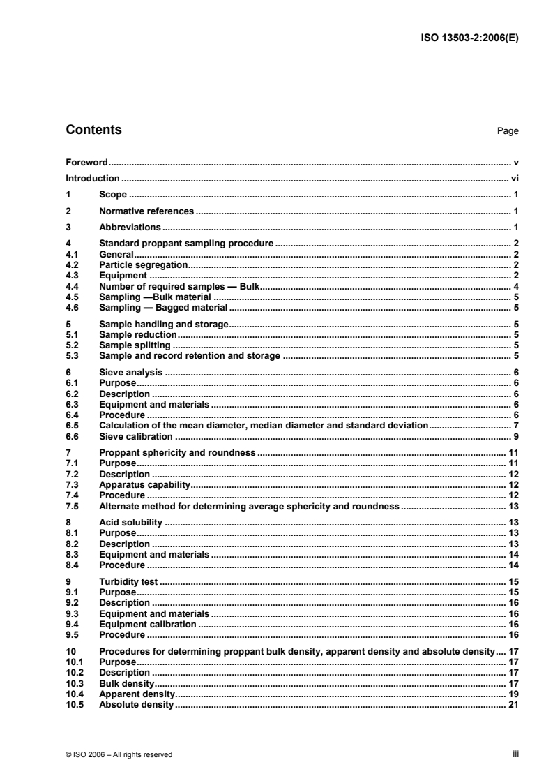 ISO 13503-2:2006 - Petroleum and natural gas industries — Completion fluids and materials — Part 2: Measurement of properties of proppants used in hydraulic fracturing and gravel-packing operations
Released:10/26/2006