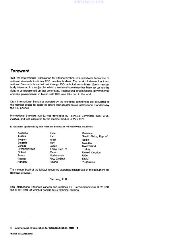 ISO 62:1980 ISO 62:1996 - Page 4 preview