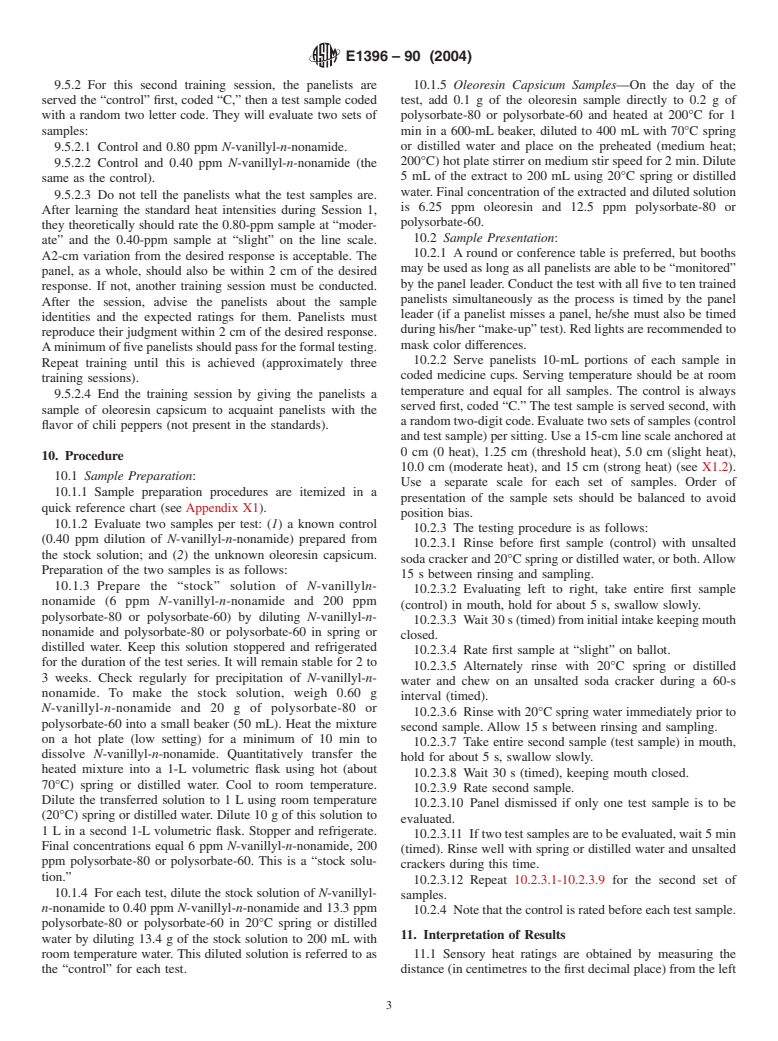 ASTM E1396-90(2004) - Standard Test Method for Sensory Evaluation of Oleoresin Capsicum