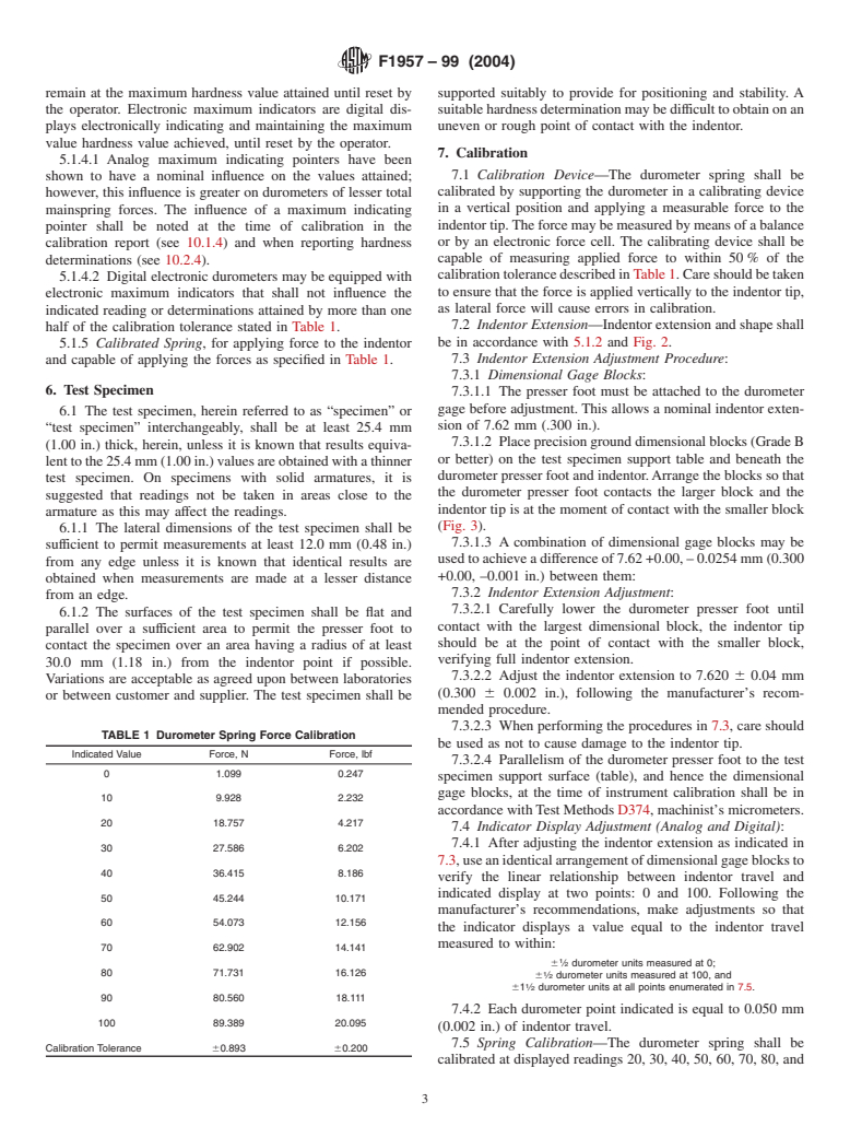 ASTM F1957-99(2004) - Standard Test Method for Composite Foam Hardness-Durometer Hardness