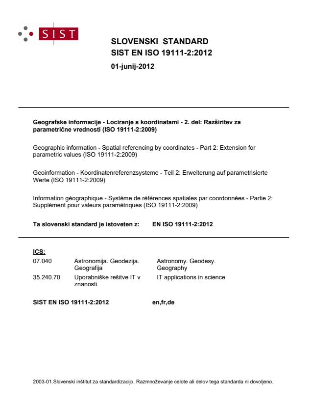 EN ISO 19111-2:2012