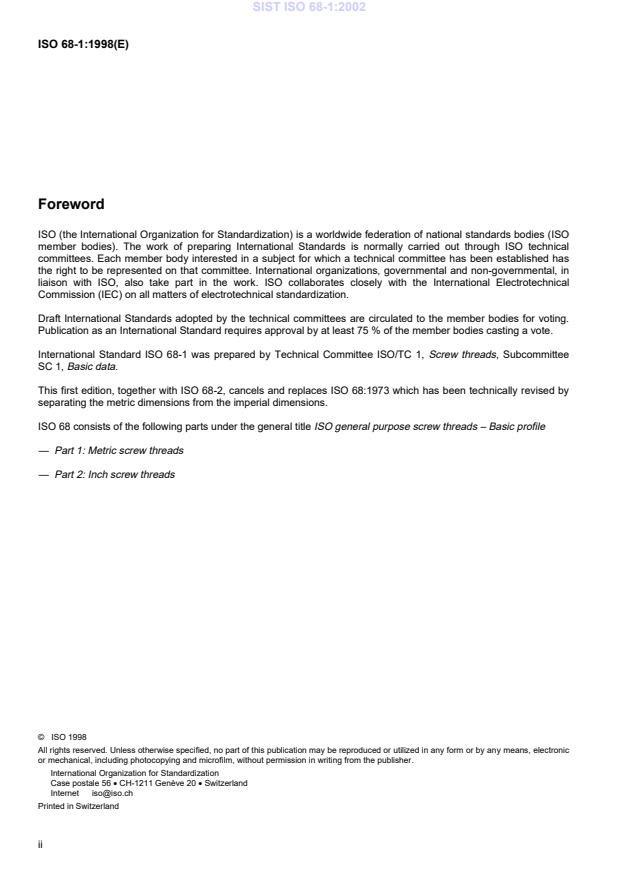 ISO 68-1:1998 ISO 68-1:2002 - Page 4 preview