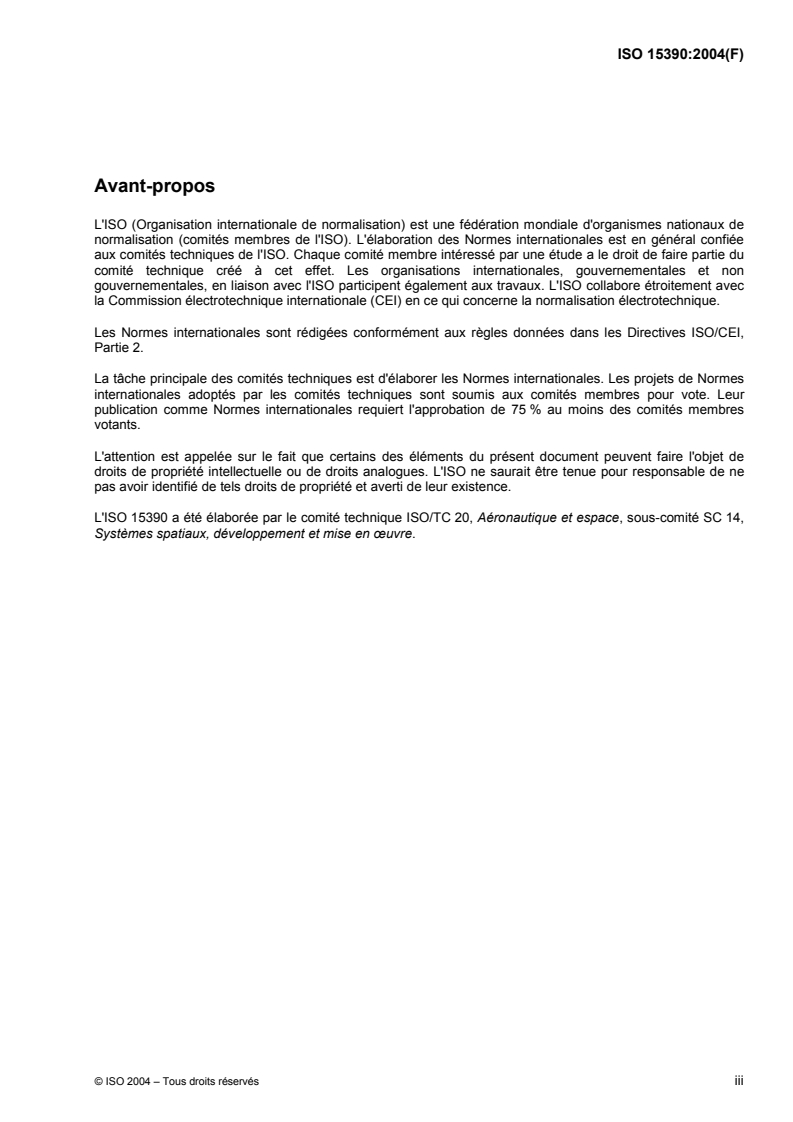 ISO 15390:2004 - Environnement spatial (naturel et artificiel) — Modèle de rayonnement cosmique galactique
Released:5/25/2004