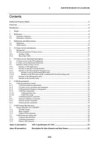 ETSI EN 302 637-2 V1.3.0 (2013-08) - Intelligent Transport Systems (ITS); Vehicular Communications; Basic Set of Applications; Part 2: Specification of Cooperative Awareness Basic Service