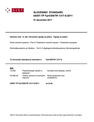 kTP FprCEN/TR 1317-6:2011 - BARVE na pdf straneh 46 in 47.