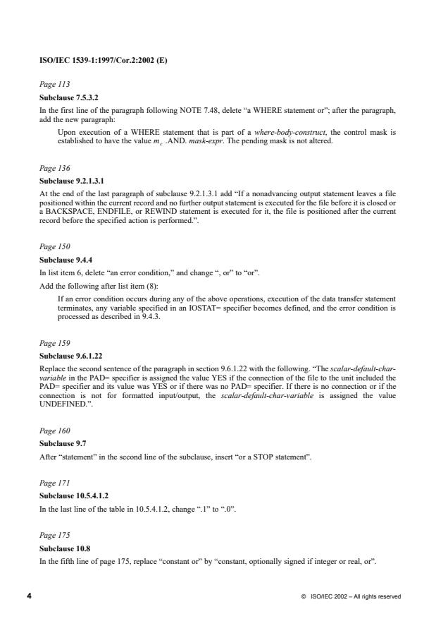 ISO/IEC 1539-1:1997/Cor 2:2002 ISO/IEC 1539-1:1997/Cor 2:2002 - Page 4 preview