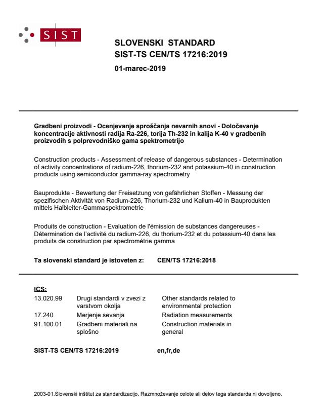 SIST-TS CEN/TS 17216:2019 - BARVE na PDF-str 15
