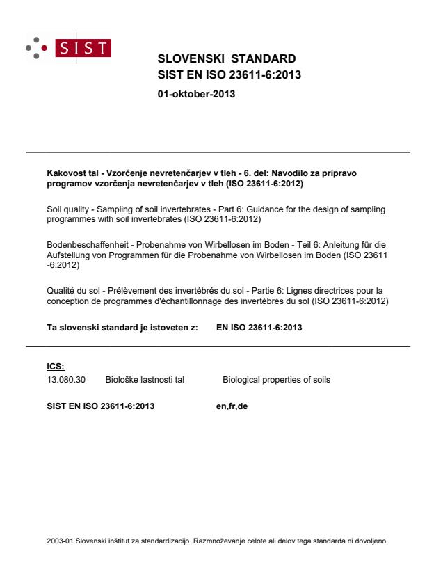 EN ISO 23611-6:2013