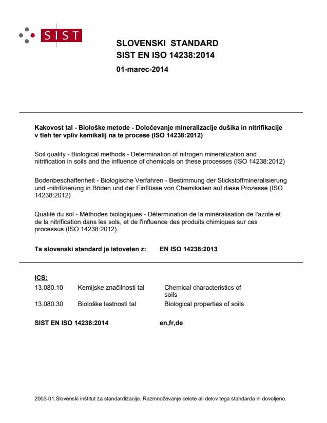 EN ISO 14238:2014