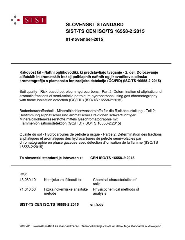 TS CEN ISO/TS 16558-2:2015