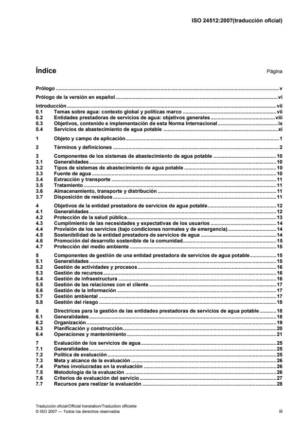 ISO 24512:2007 - Activities relating to drinking water and wastewater services -- Guidelines for the management of drinking water utilities and for the assessment of drinking water services