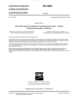 SIST EN 15072:2013 - BARVE - Page 3 preview