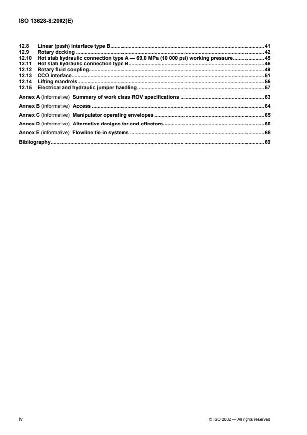 ISO 13628-8:2002 ISO 13628-8:2002 - Petroleum and natural gas industries -- Design and operation of subsea production systems - Page 4 preview