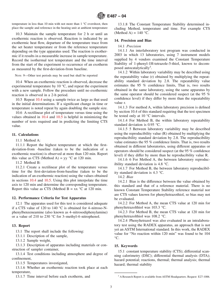 ASTM E487-04 - Standard Test Method for Constant-Temperature Stability Of Chemical Materials