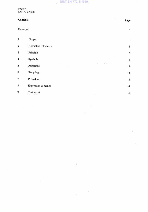 EN 772-3:1998 EN 772-3:1999 - Page 4 preview