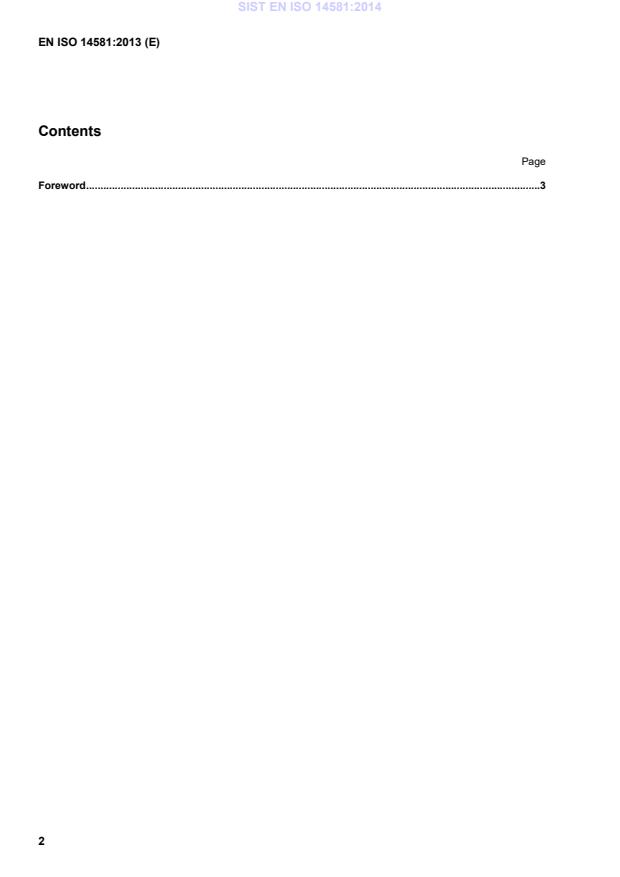 EN ISO 14581:2013 EN ISO 14581:2014 - Page 4 preview