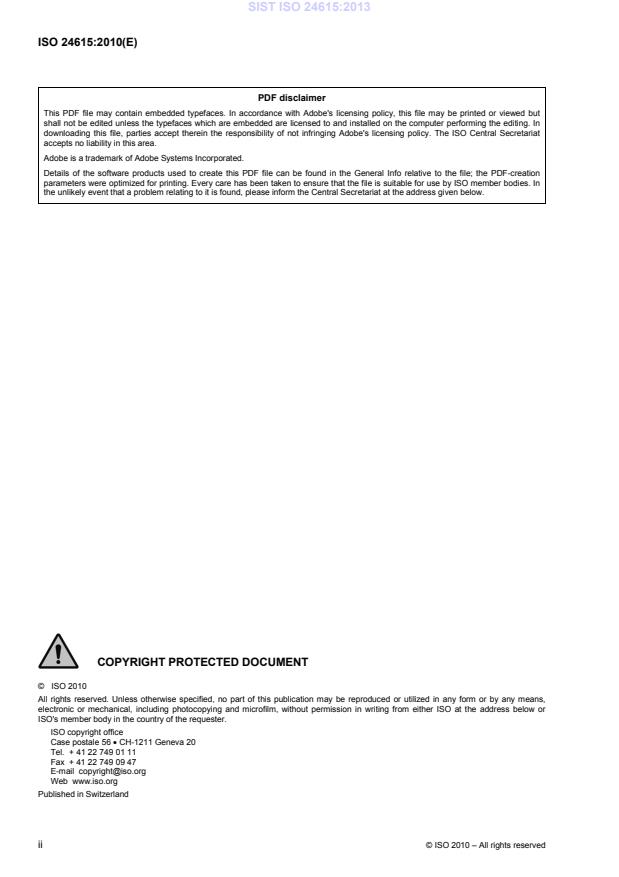 ISO 24615:2010 ISO 24615:2013 - Page 4 preview