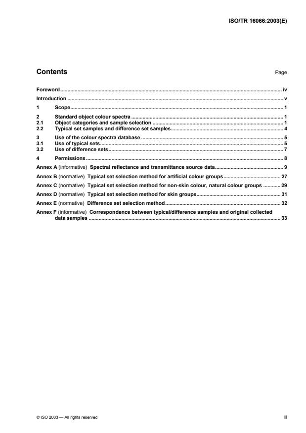 ISO/TR 16066:2003 - Graphic technology -- Standard object colour spectra database for colour reproduction evaluation (SOCS)