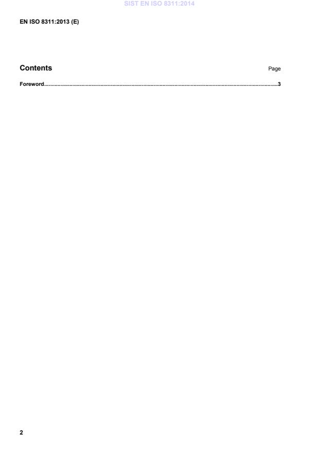 EN ISO 8311:2013 EN ISO 8311:2014 - Page 4 preview