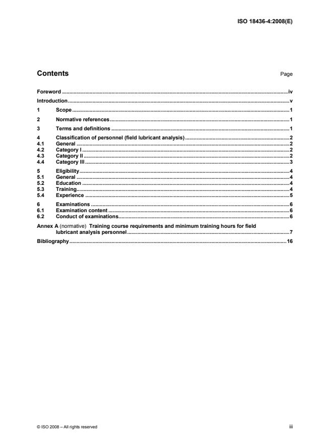 ISO 18436-4:2008 - Condition monitoring and diagnostics of machines -- Requirements for qualification and assessment of personnel