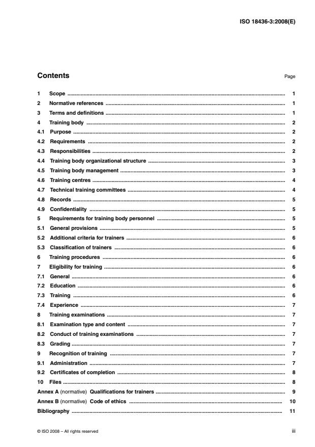 ISO 18436-3:2008 - Condition monitoring and diagnostics of machines -- Requirements for qualification and assessment of personnel