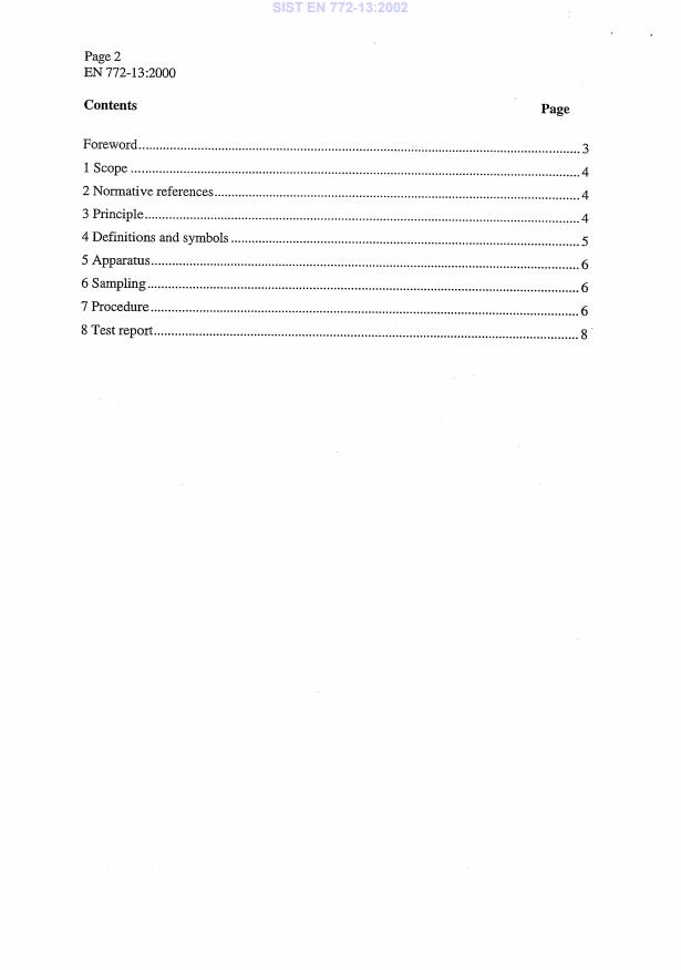 EN 772-13:2000 EN 772-13:2002 - Page 4 preview