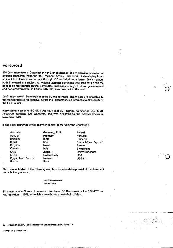 ISO 91-1:1982 ISO 91-1:1982 - Petroleum measurement tables - Page 2 preview