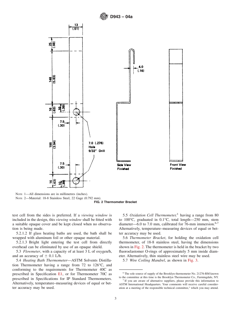 ASTM D943-04a - Standard Test Method for Oxidation Characteristics of Inhibited Mineral Oils