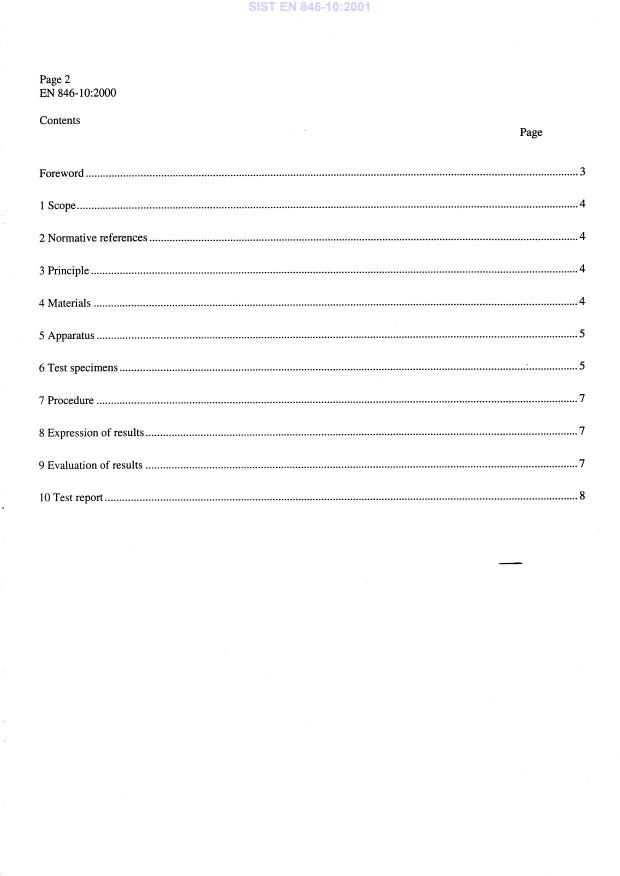 EN 846-10:2000 EN 846-10:2001 - Page 4 preview